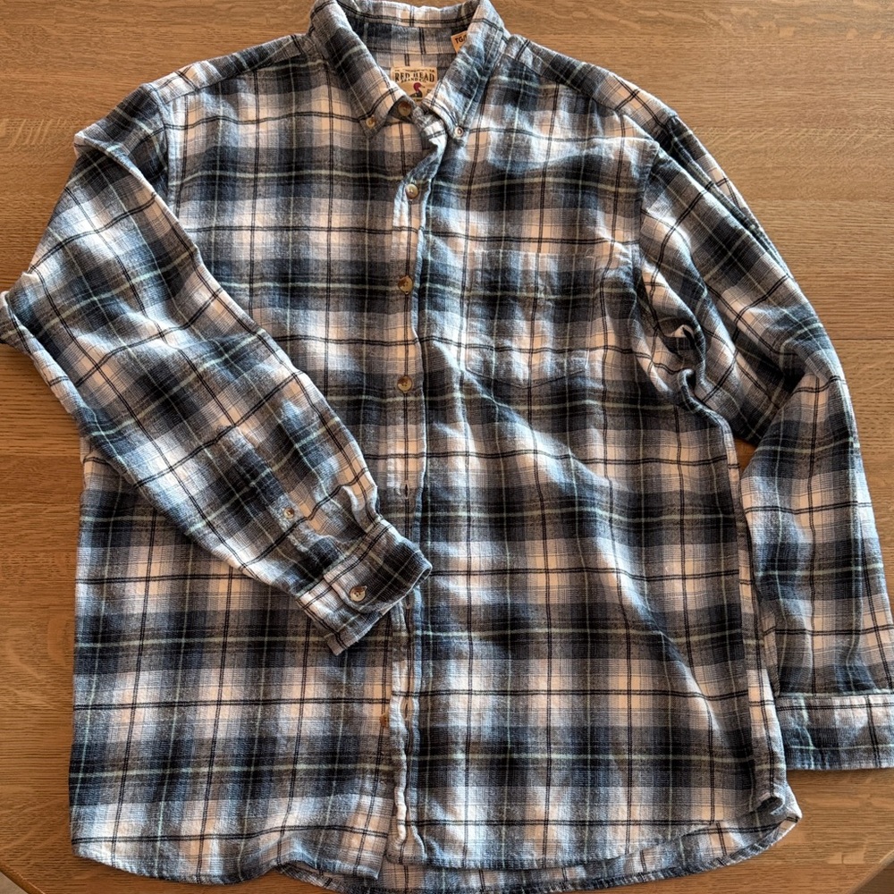 RedHead Plaid Button-Up Shirt
